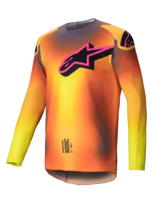 2025 Alpinestars SuperTech Lipan Jersey Yellow Pink