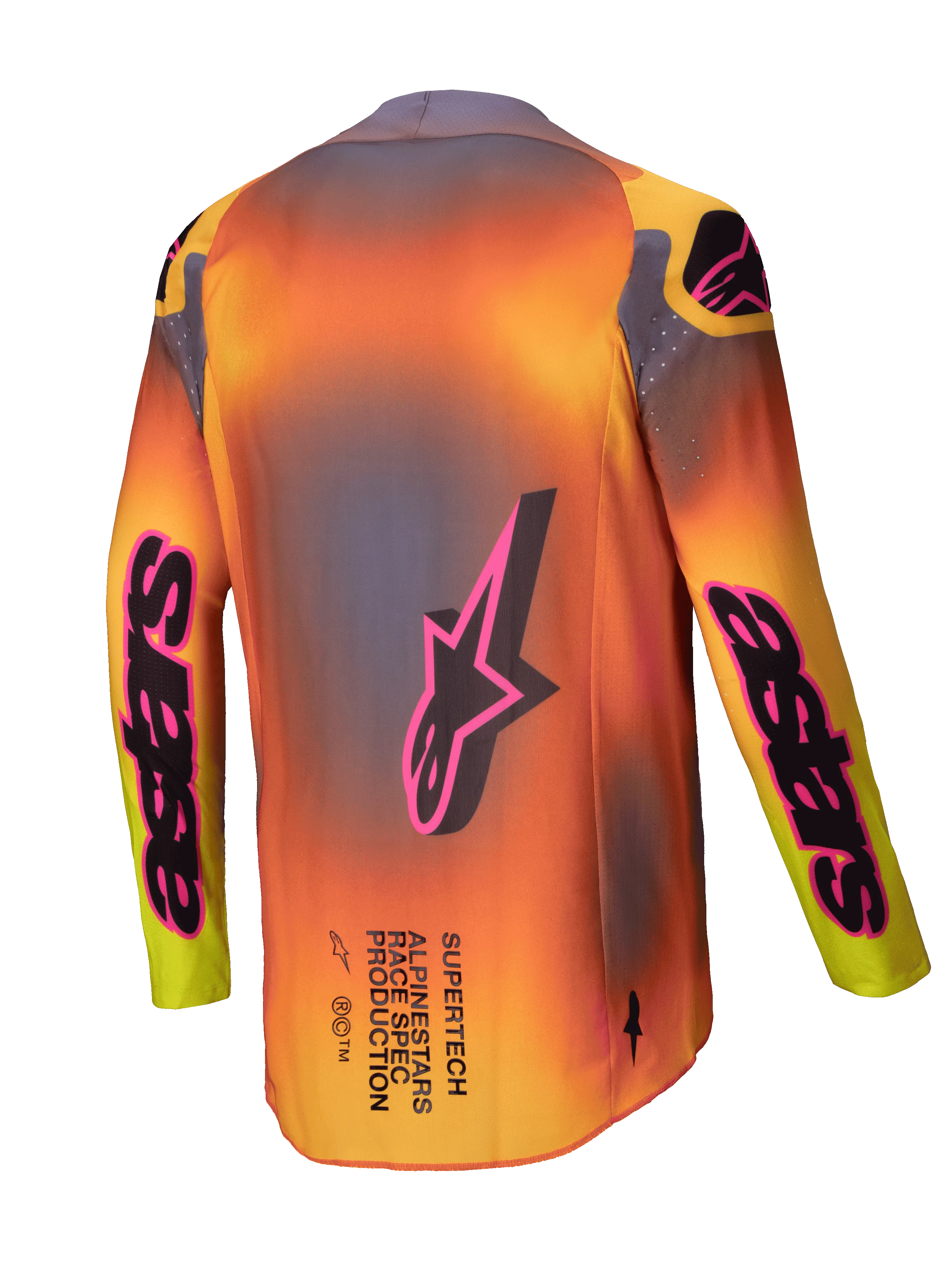 2025 Alpinestars SuperTech Lipan Jersey Yellow Pink