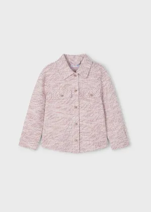 4118 Mayoral Tweed Style Overshirt