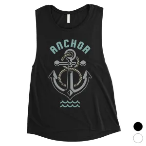 Anchor Hook Womens Muscle Shirt