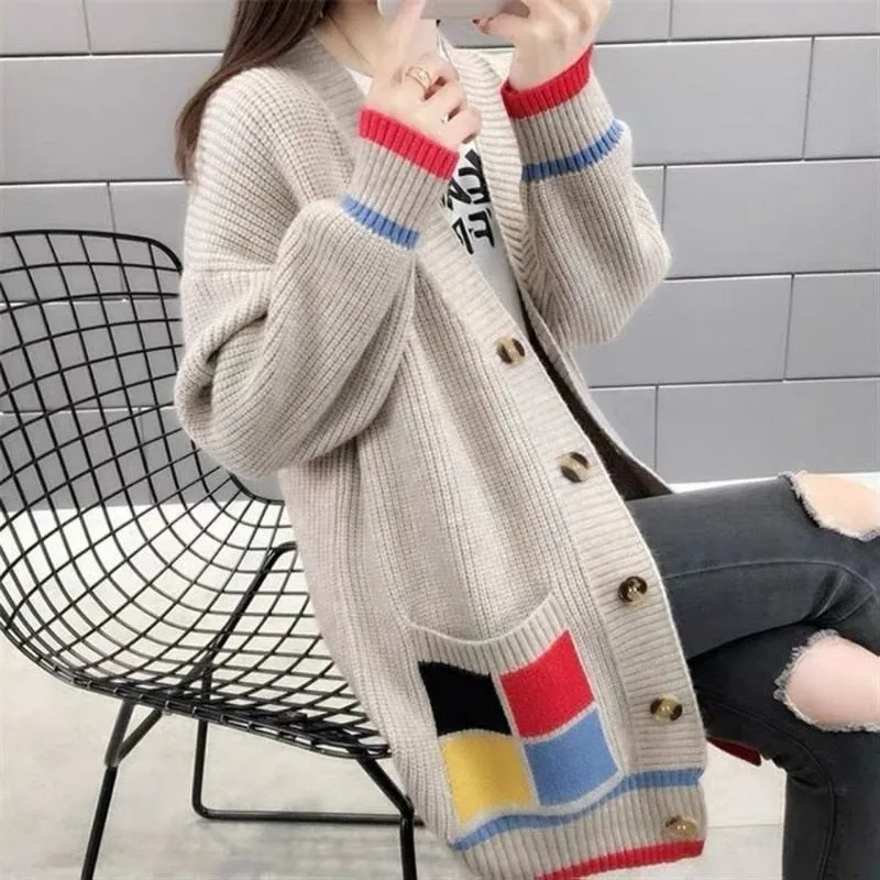 Cashmere Tops Cardigans Woman Fashion Aesthetic Luxury Designer Korean Vintage Winter 2022 Trend Sweaters Cardigan for Women New