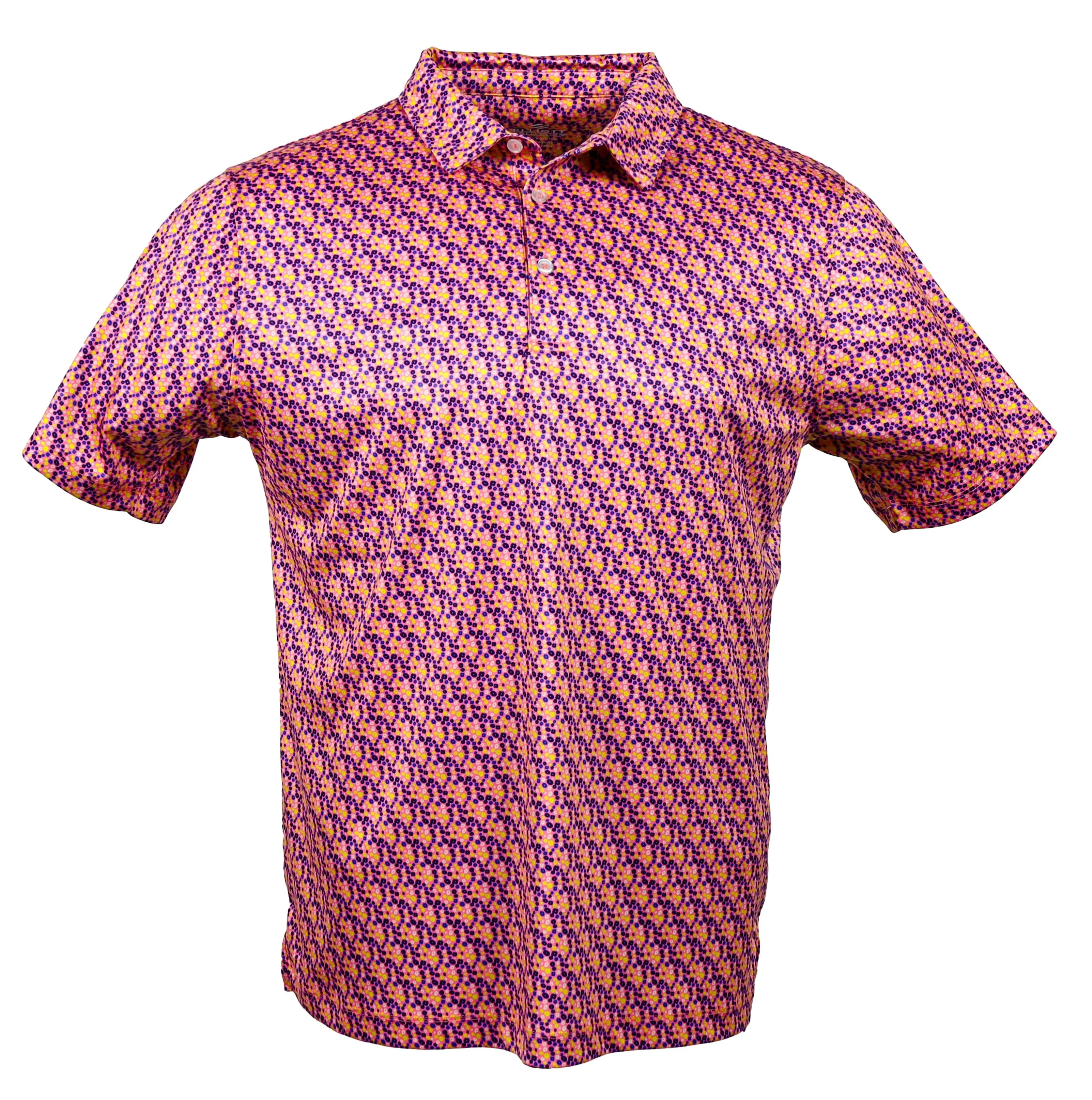 Churchill - Coral Men's Golf Shirt Polo