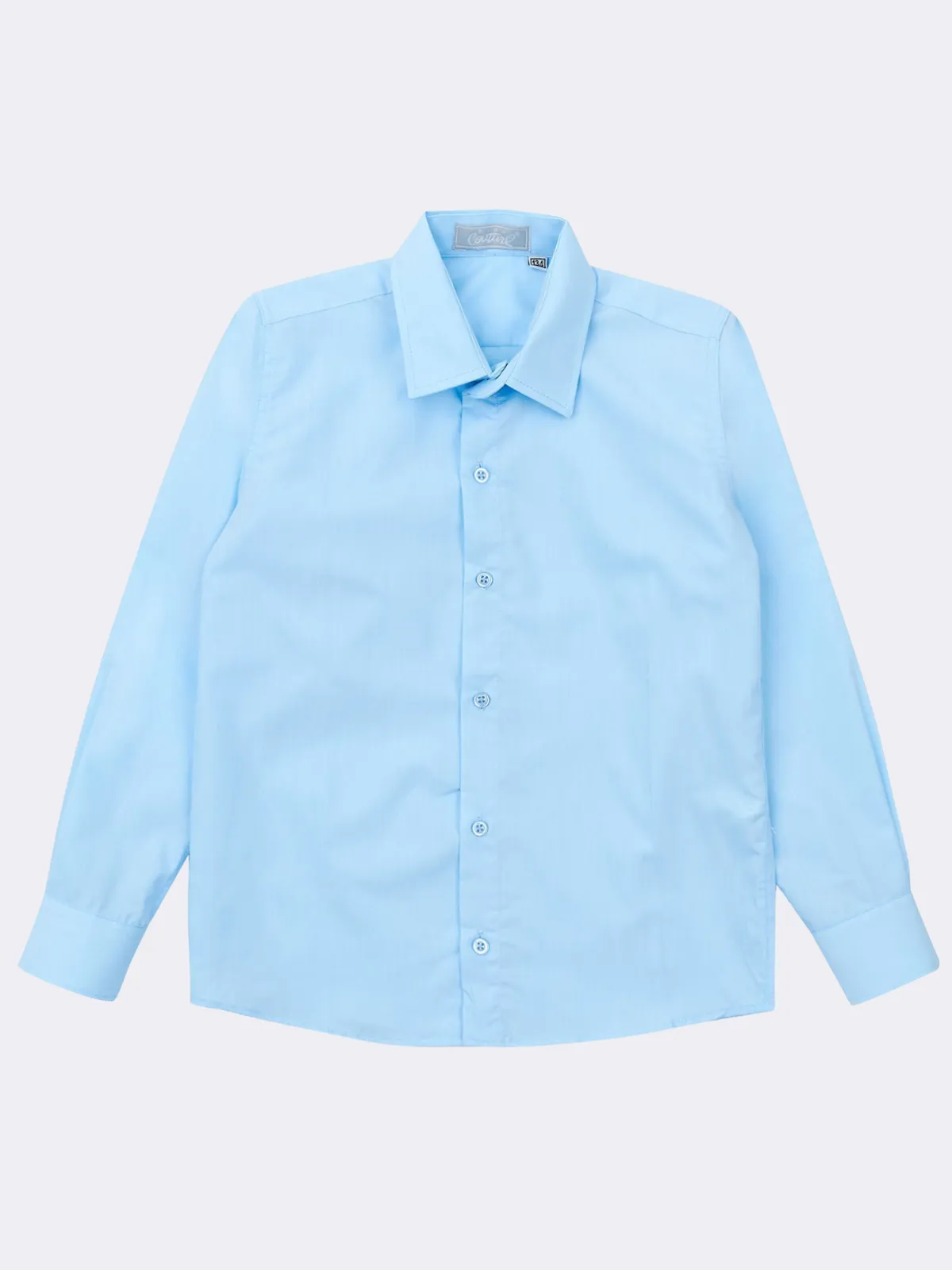 Classic Blue Button-Down Top by Kids Couture