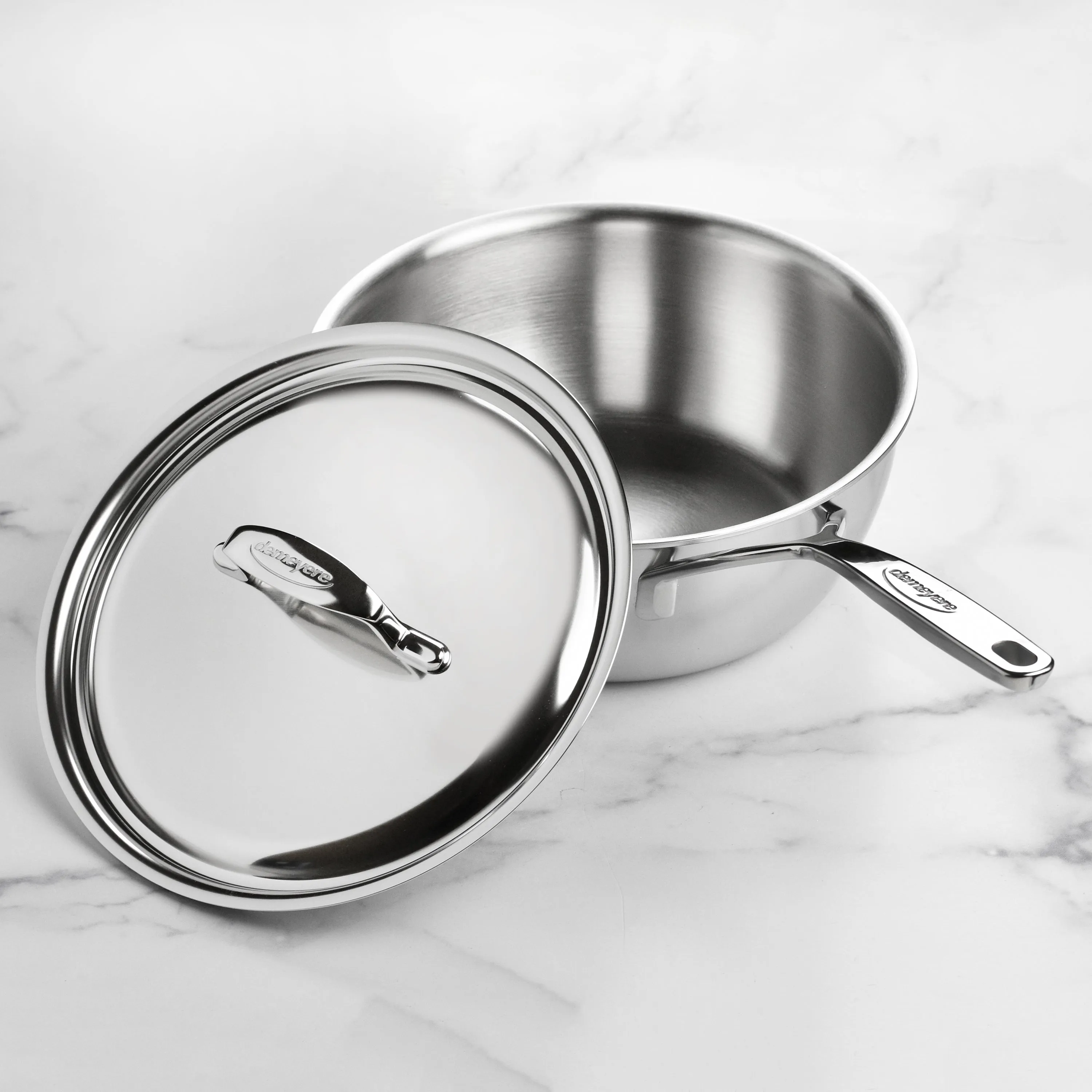 Demeyere 5-Plus 3.5-quart Stainless Steel Saucier