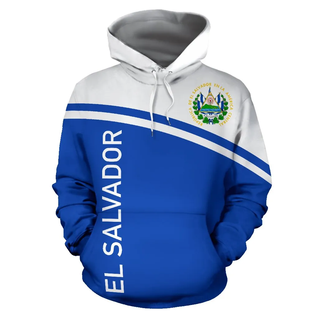 El Salvador All Over Hoodie - Curve Version - BN04