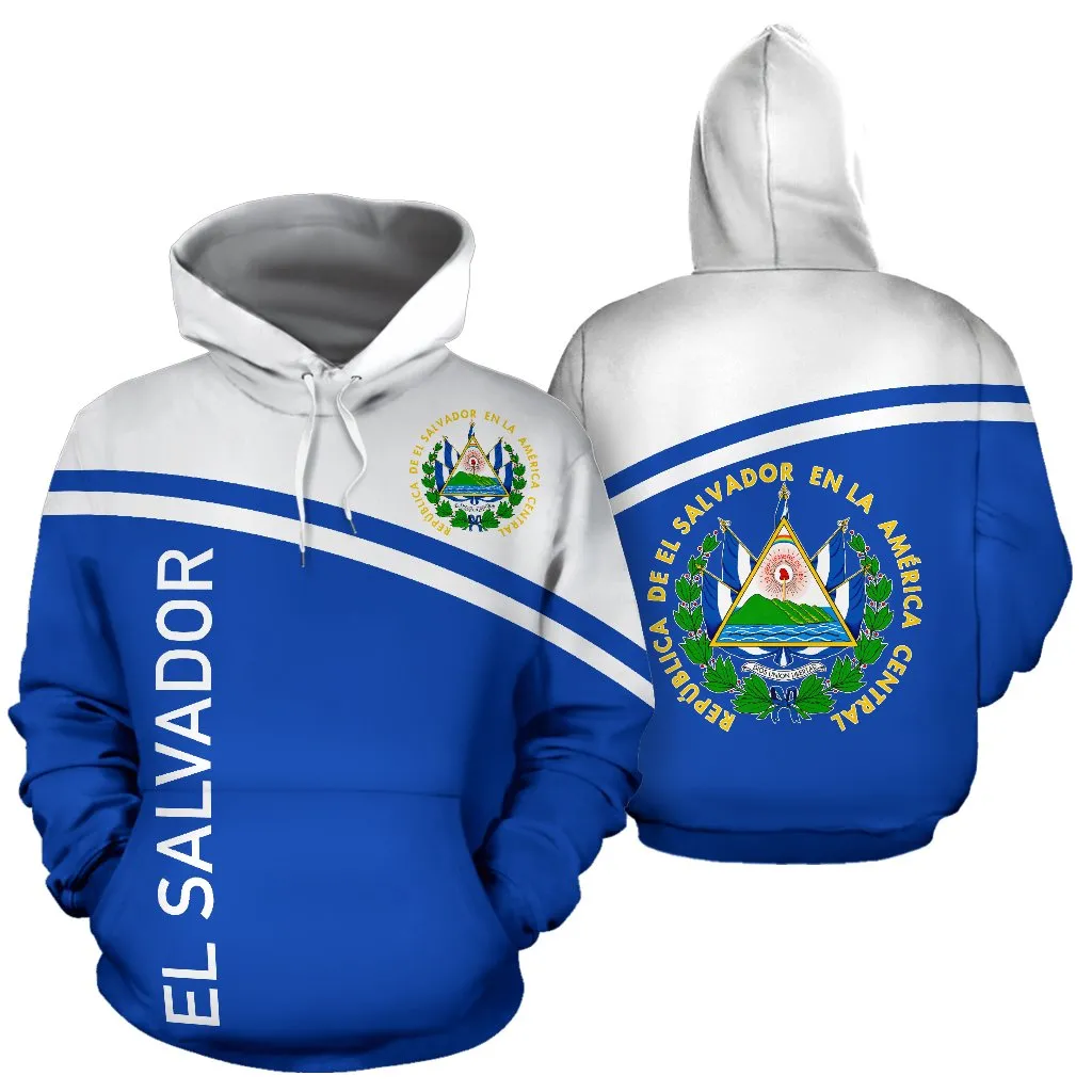 El Salvador All Over Hoodie - Curve Version - BN04