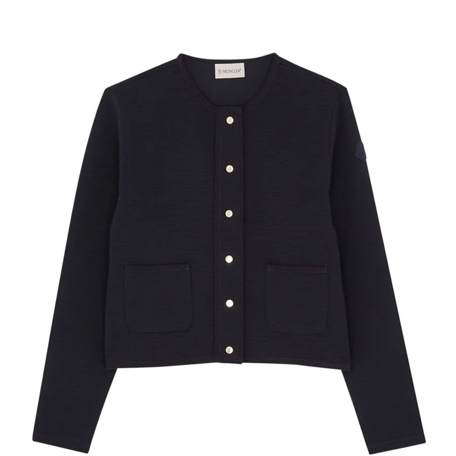 Girls Moncler Navy Cardigan