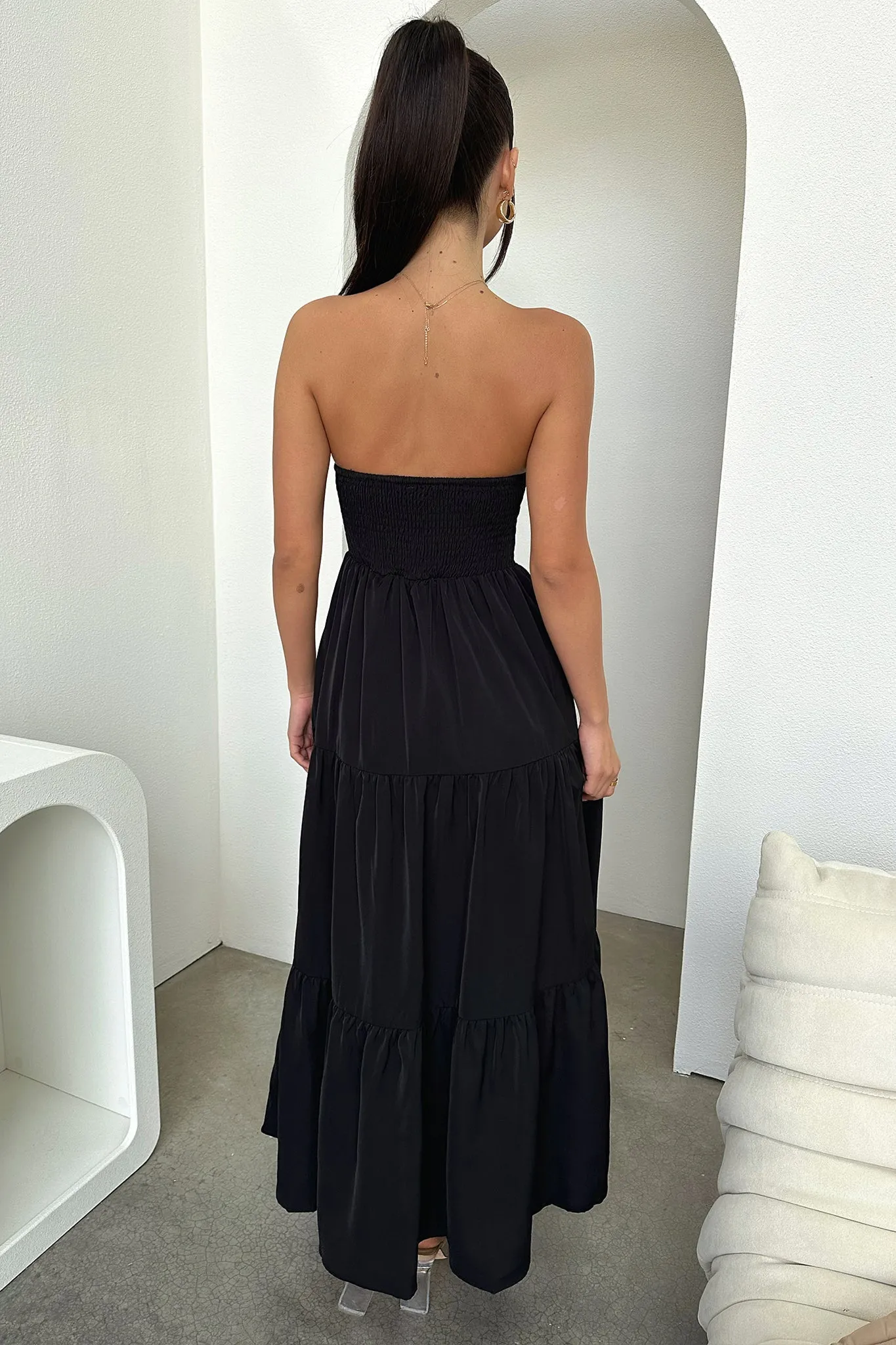 Hailey Maxi Dress - Black