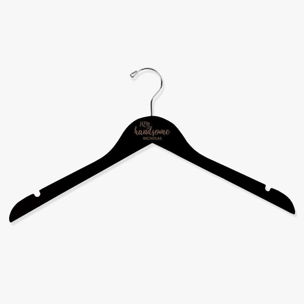 Hello Beautiful Personalized Wooden Hanger