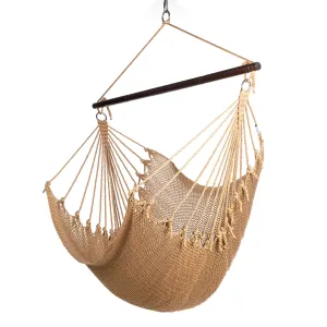 Jumbo Caribbean Hammock Chair - Tan