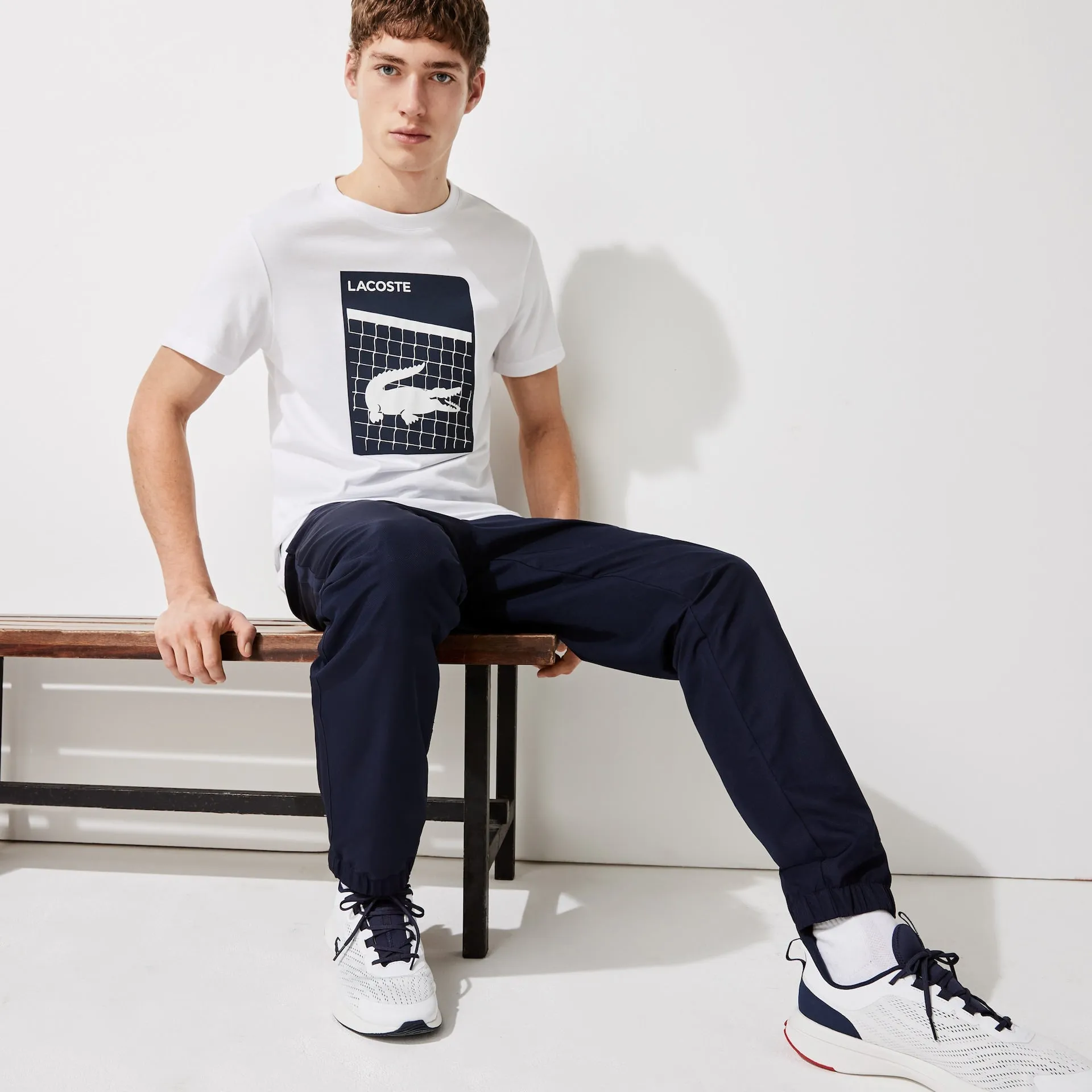 Lacoste Men's SPORT 3D Print Breathable T-shirt