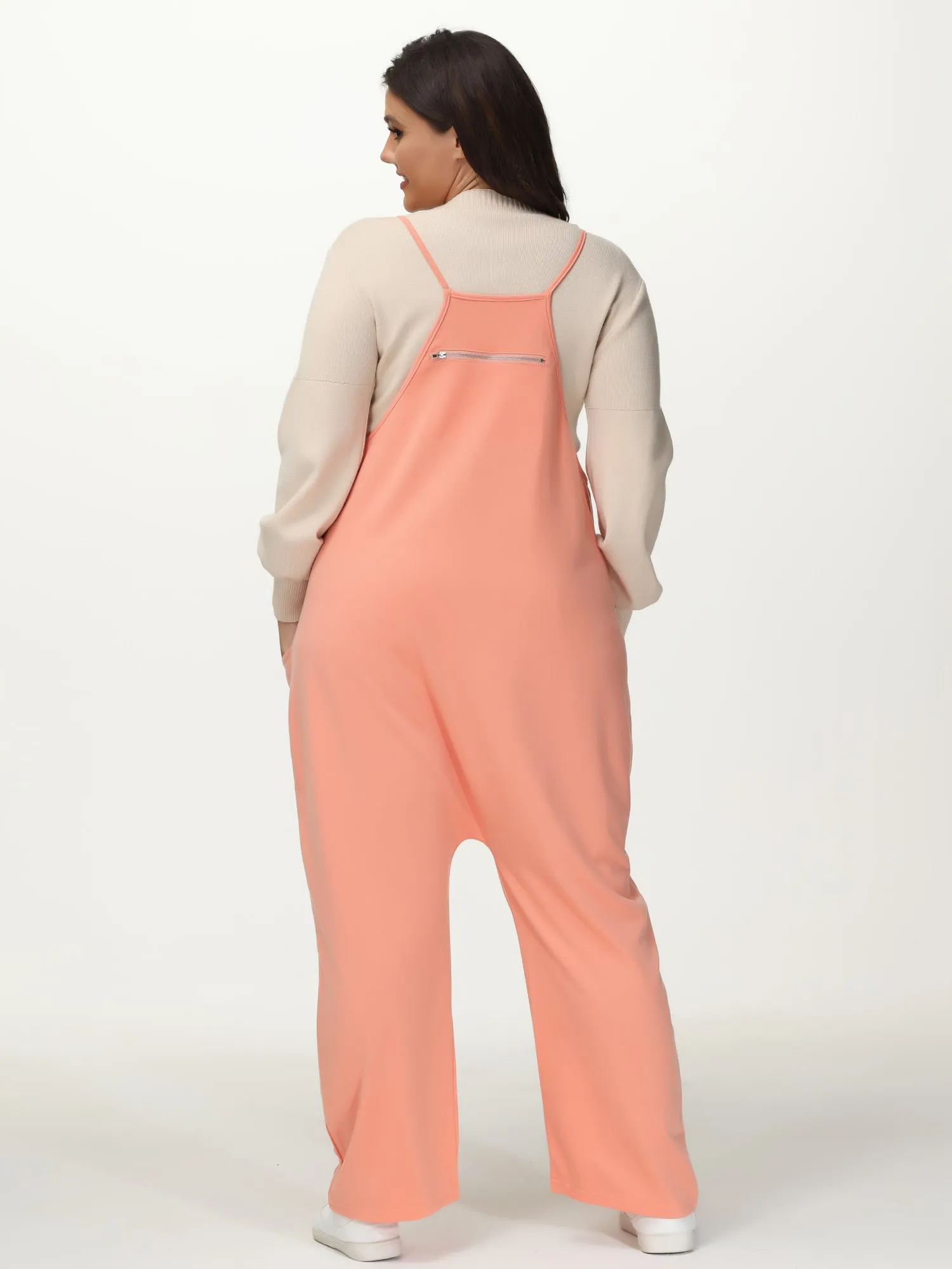 Mid Size Casual Everyday Jumpsuit with Pockets