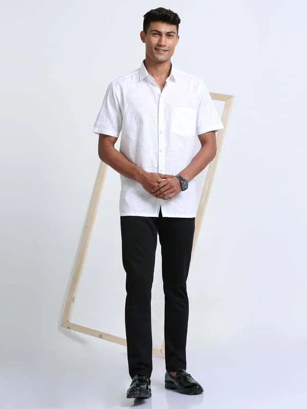 Mono Premium White Shirt Half Sleeve Buy 2 @ 949