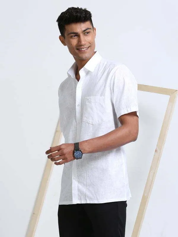 Mono Premium White Shirt Half Sleeve Buy 2 @ 949