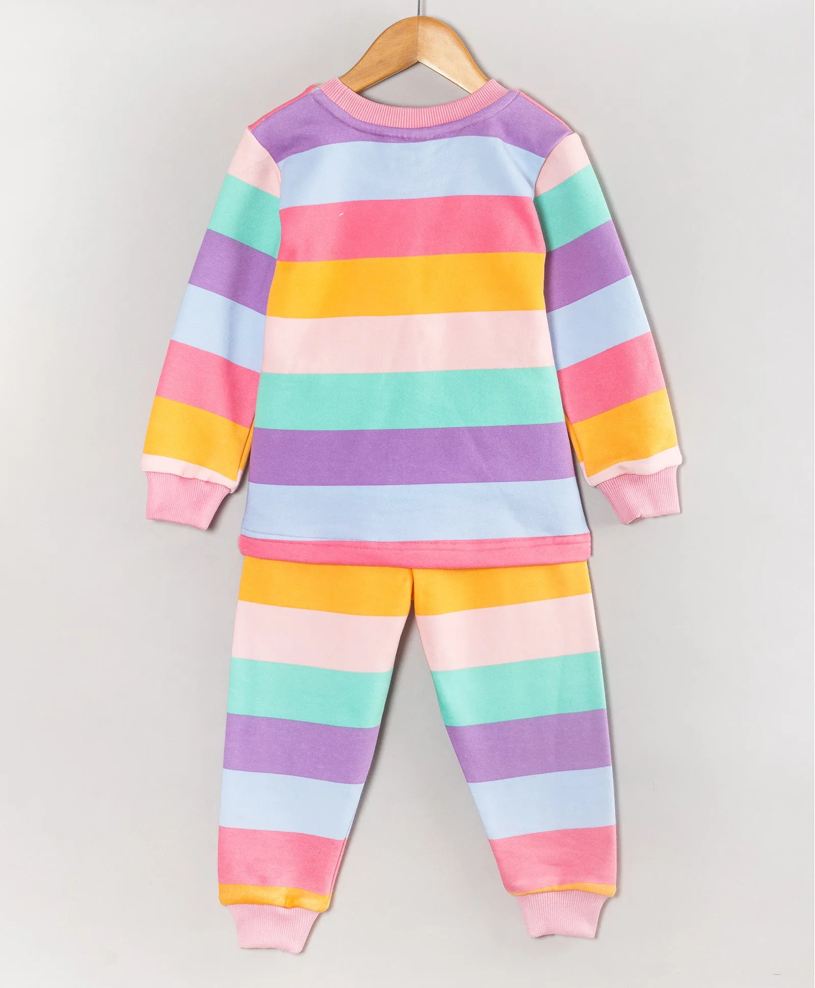 MULTI STRIPE PRINT TRACKSUIT