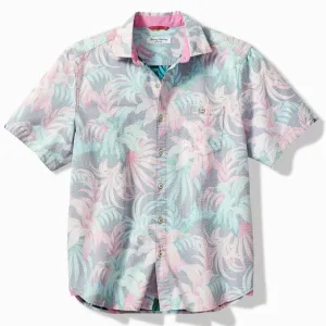 Nova Wave Midnight Tropics Short-Sleeve Shirt in Black by Tommy Bahama