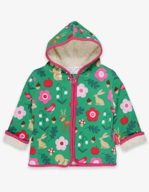 Organic Forest Adventure Fleece Applique Hoodie