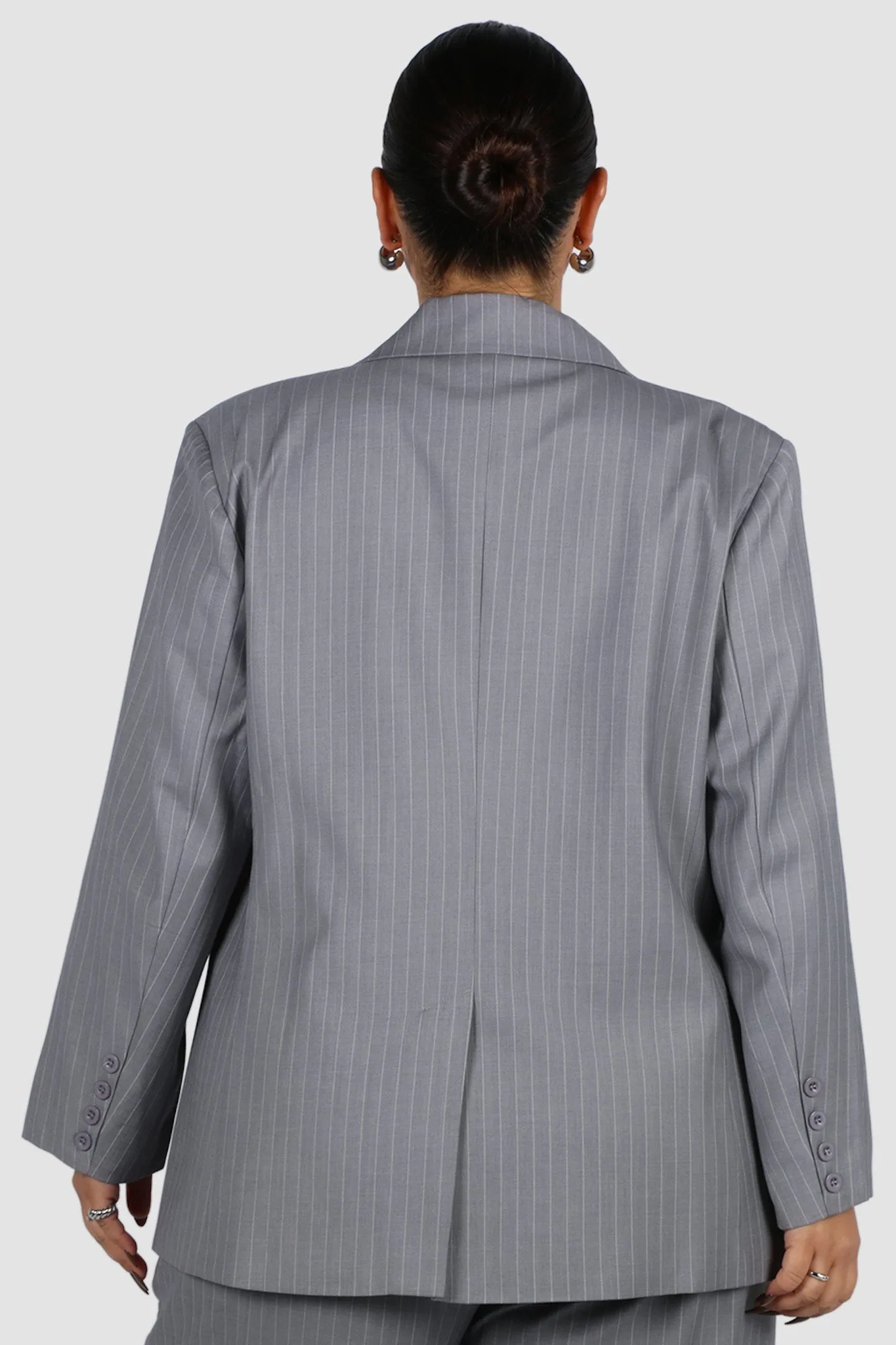 PORSCHA BLAZER LIGHT GREY PINSTRIPE