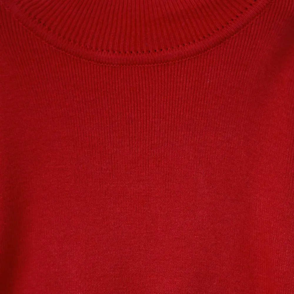 Red & Black Full Sleeves Sweater