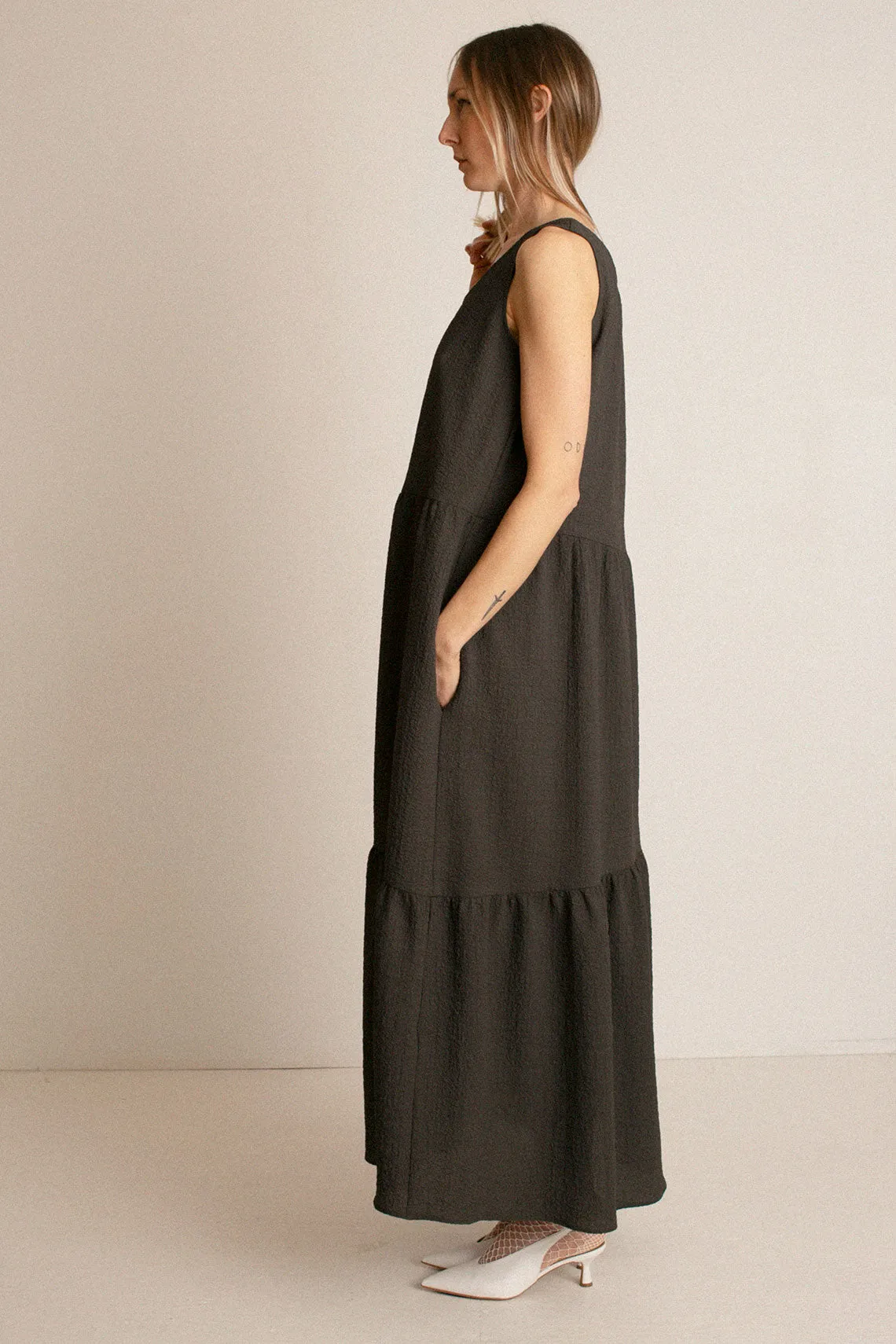 Silt Maxi Gathered Dress