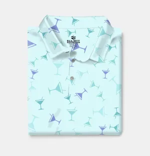 The Old Fashioned - Teal Green Men's Golf Shirt Polo