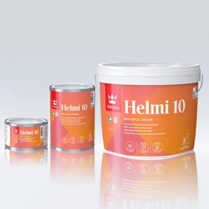 Tikkurila Helmi 10 Water-Based Matt for Woodwork - Designer Colour Match Paint - Cream Bun 3L