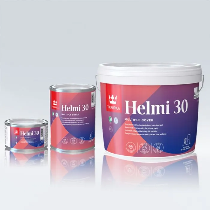 Tikkurila Helmi 30 - Designer Colour Match Paint - RAL7013 1L