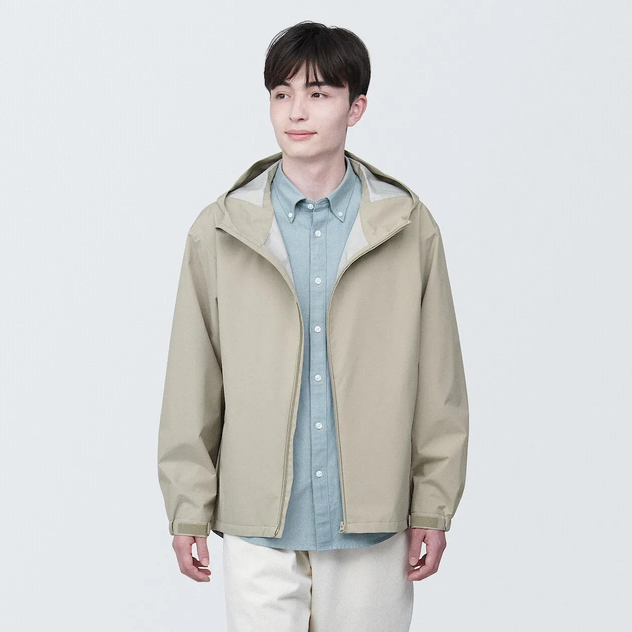 Water Repellent Hooded Jacket