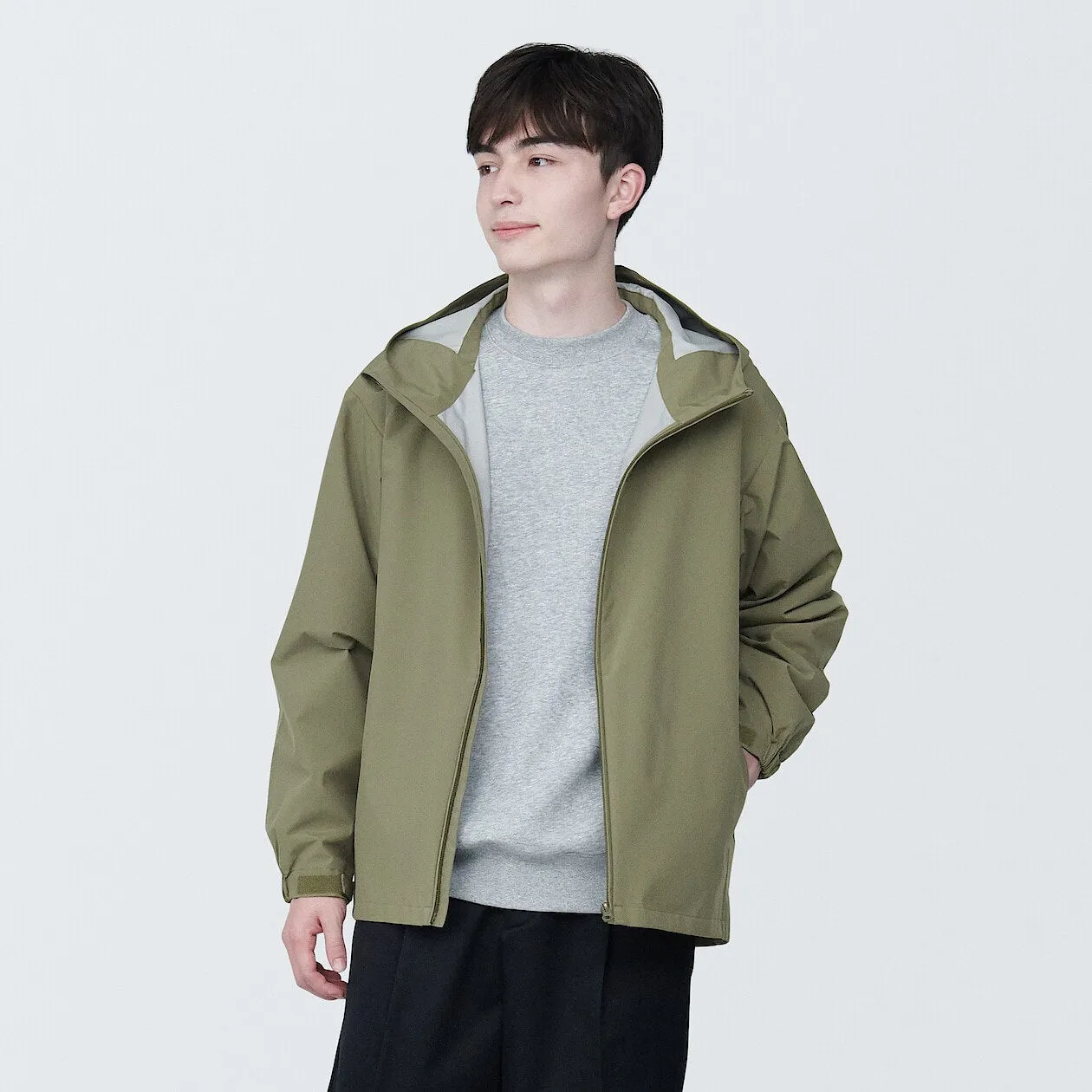 Water Repellent Hooded Jacket