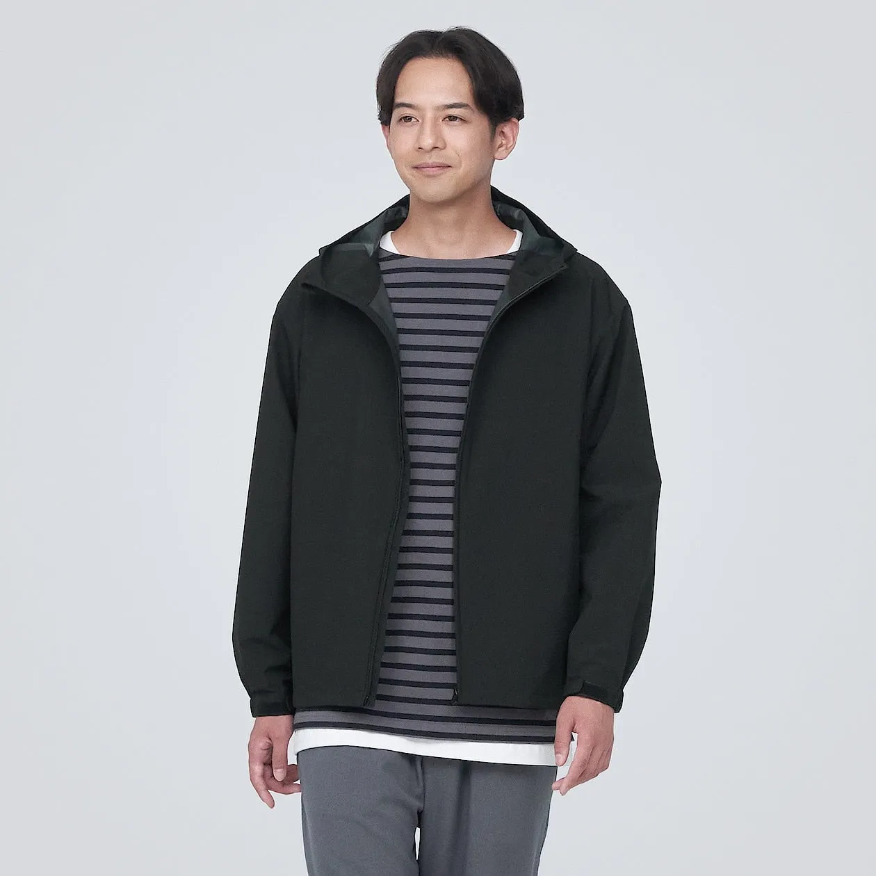 Water Repellent Hooded Jacket