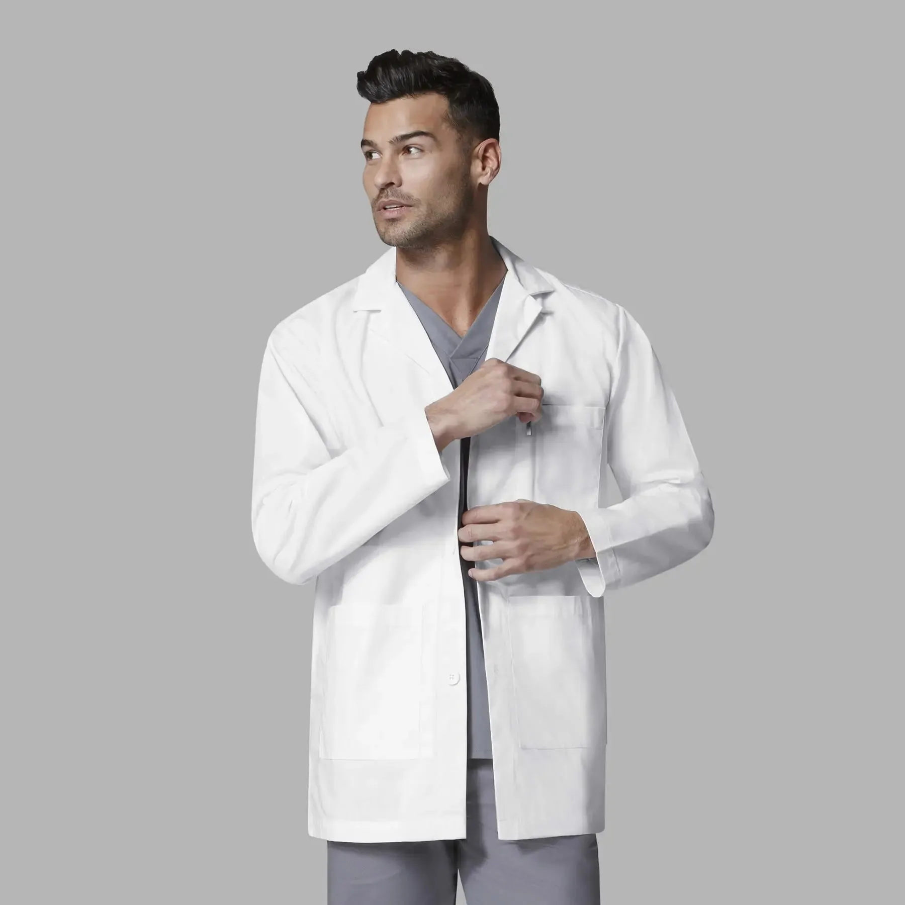 Wink Men's Consultation Coat - White