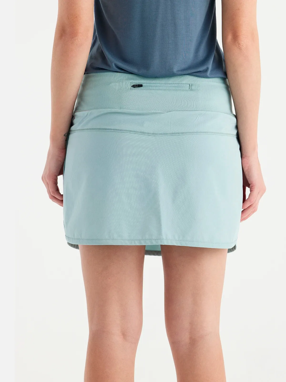 Women's Bamboo-Lined Breeze Skort - Sea Glass